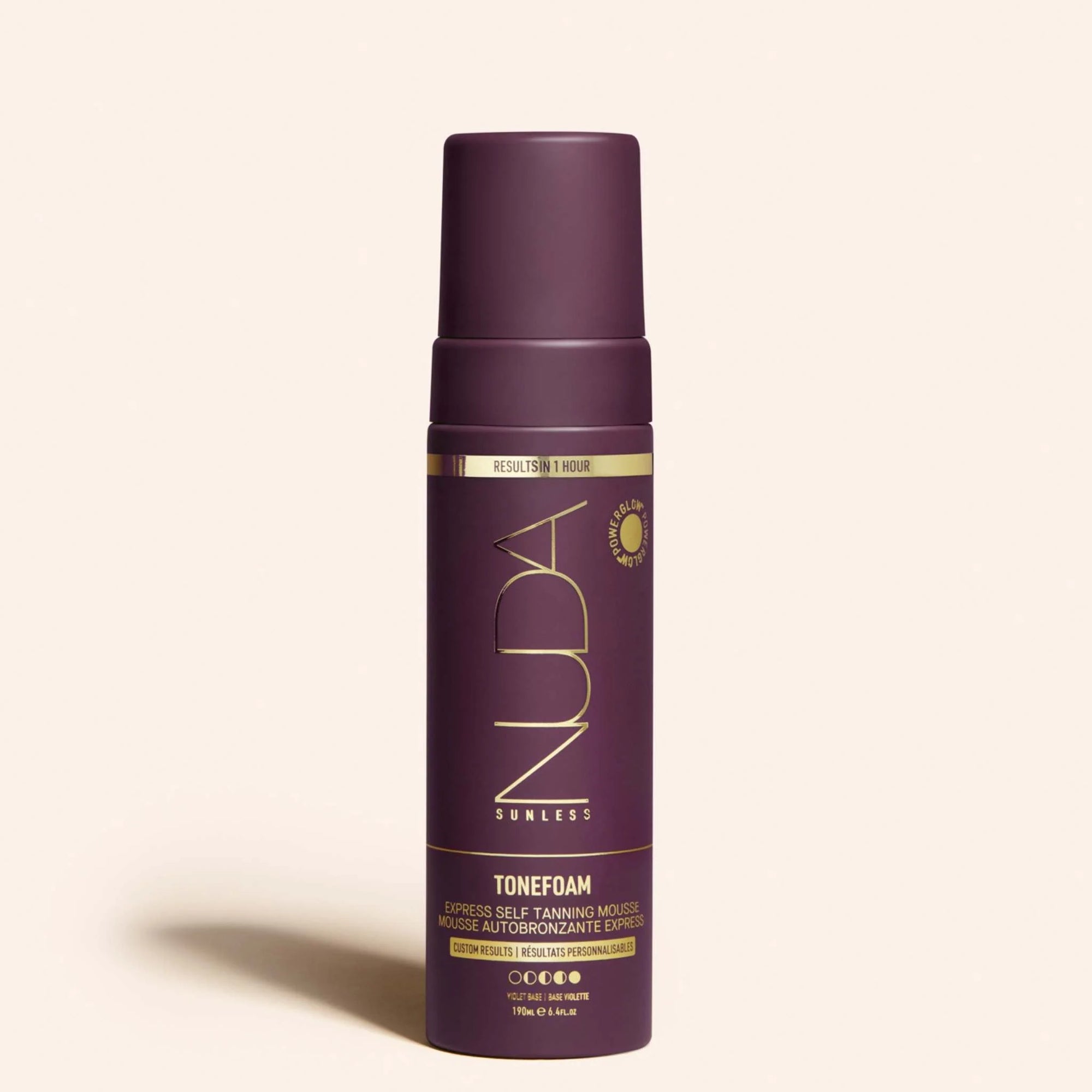 Nuda- Mousse autobronzante express TONEFOAM (Violette)