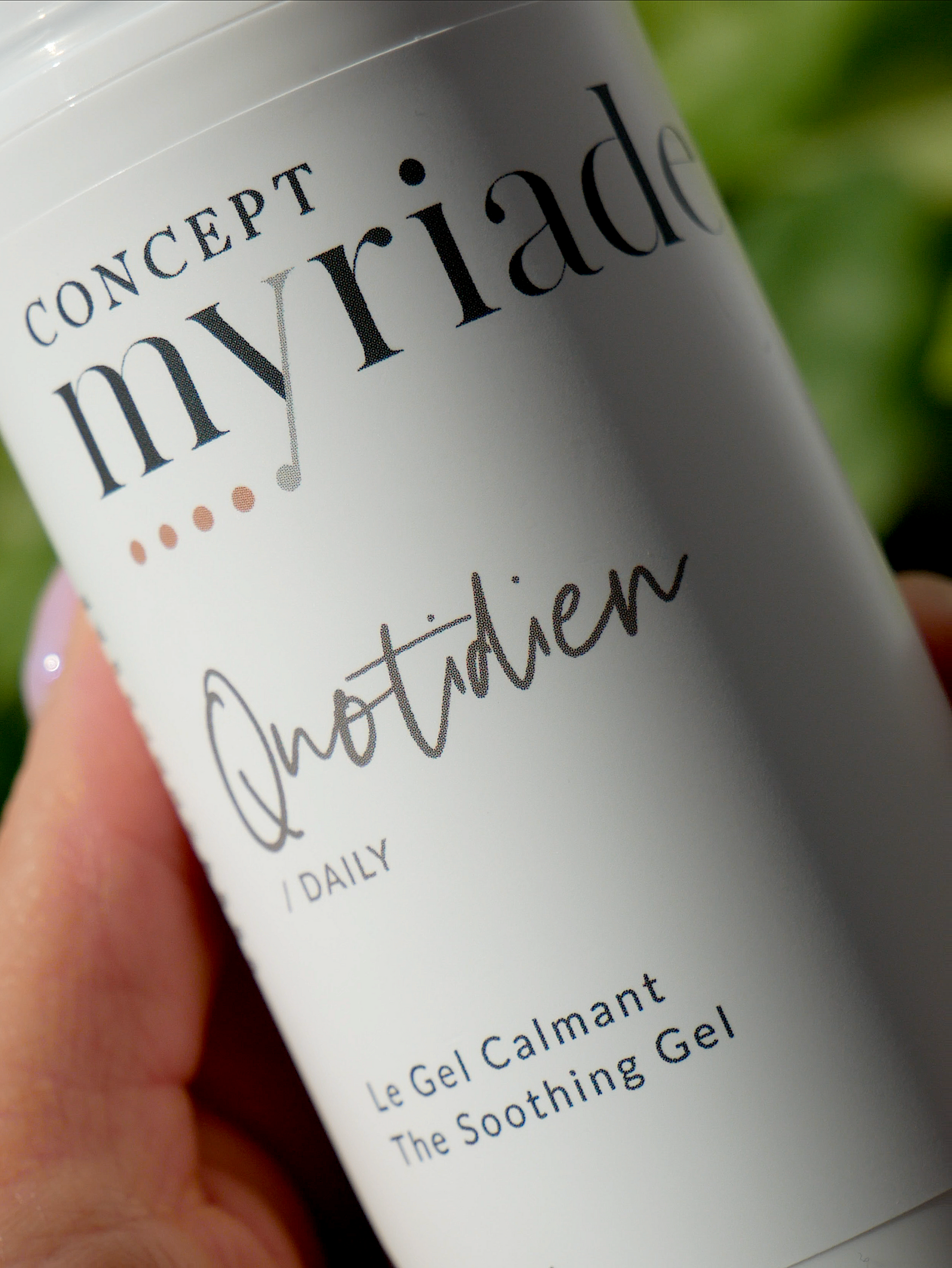 Concept Myriade- Le Gel calmant