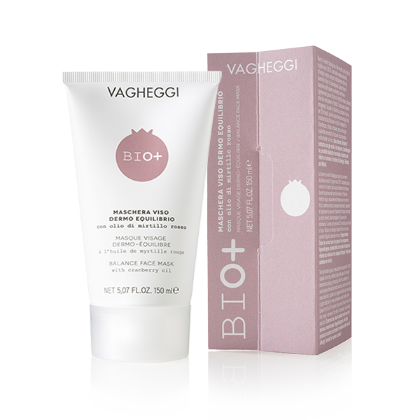 Vagheggi- Masque visage dermo-équilibre à l’huile de myrtille rouge BIO+