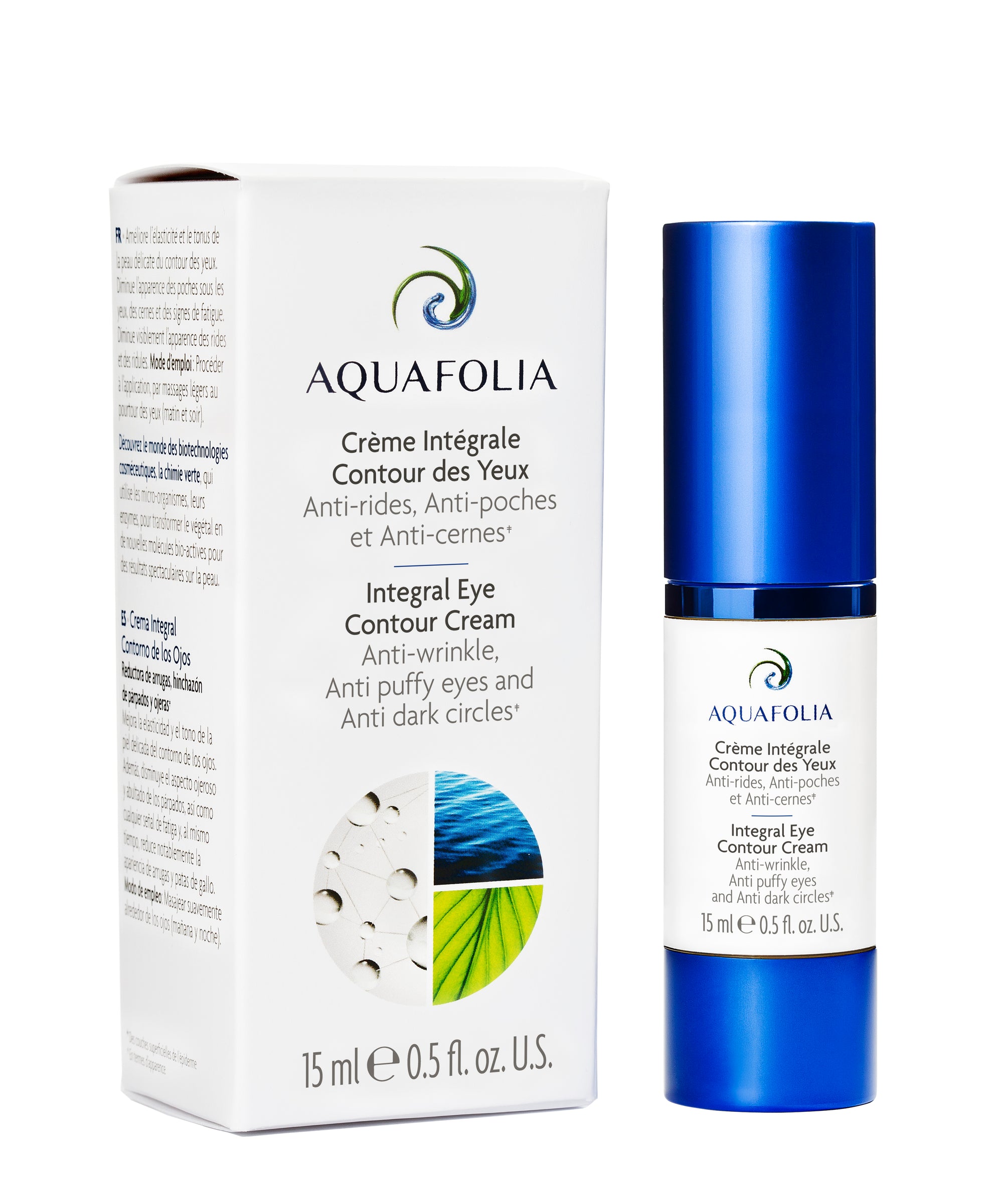 Aquafolia- Crème Intégrale Contour des Yeux- Produits pour tous