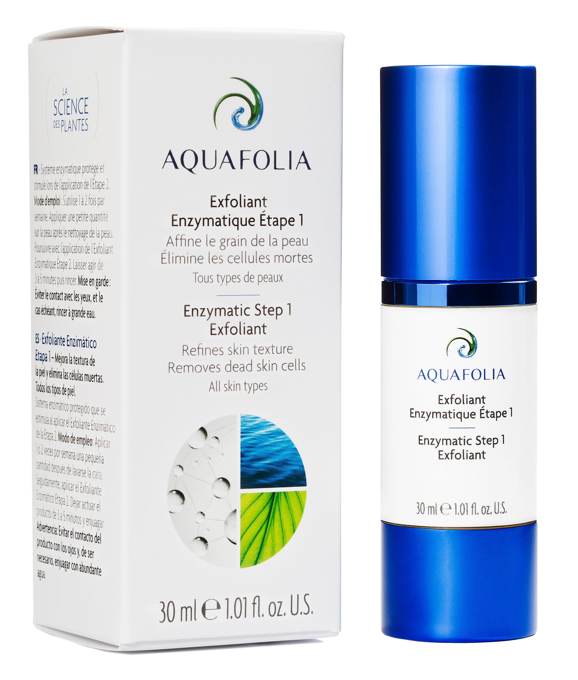 Aquafolia- Exfoliant Enzymatique Étape 1