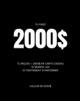 SOCIO-FINANCEMENT = BONIFICATION DES CARTES CADEAUX