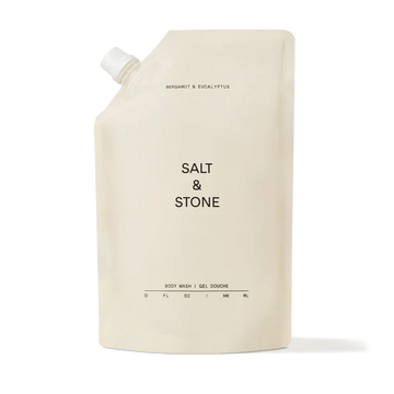 Salt and Stone- Nettoyant pour le corps RECHARGE (Bergamote et Hinoki)