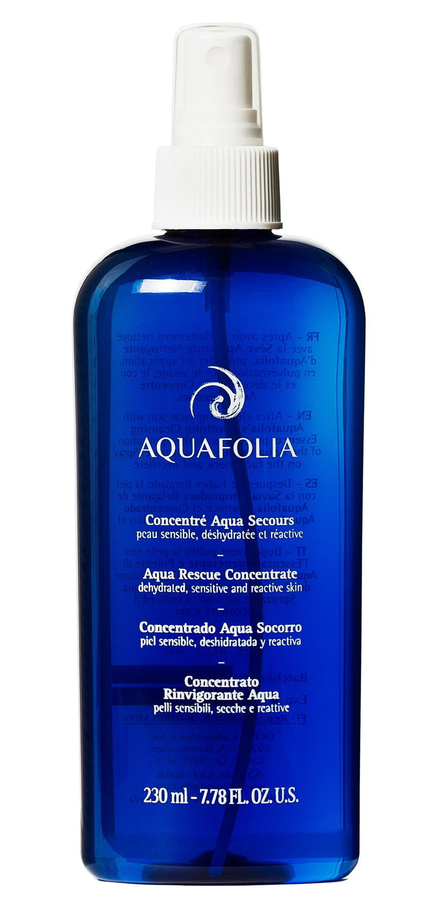 Aquafolia- Aqua Secours Concentrate- Aqua Secours Concept